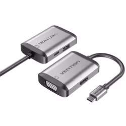 Vention TFAHB, 2.0, USB tipo-C, Uscita HDMI, Uscita VGA (D-Sub)
