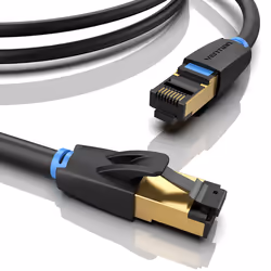 Vention IKABJ cavo di rete Nero 5 m Cat8 S/FTP (S-STP)