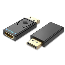 Vention HBKB0 adattatore per inversione del genere dei cavi DP HDMI Nero