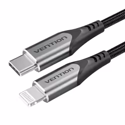 Vention TACHF cavo per cellulare Grigio 1 m USB C Lightning - Vista aggiuntiva 2