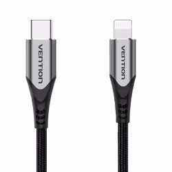 Vention TACHF cavo per cellulare Grigio 1 m USB C Lightning - Vista aggiuntiva 7