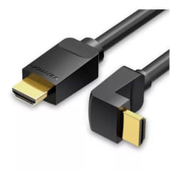 Cavo hdmi 2.0 4k 90º angolato Vention aarbg/ hdmi maschio - hdmi maschio/ 1,5m/ nero