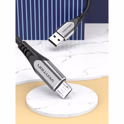 Vention COAHF cavo USB USB 2.0 1 m USB A Micro-USB B Nero - Vista aggiuntiva 2