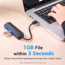 Vention CHNBB hub di interfaccia Grigio - Vista aggiuntiva 5