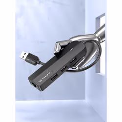 Vention CHPBB hub di interfaccia USB 2.0 480 Mbit/s Nero