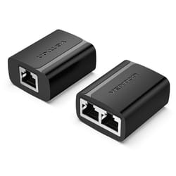 Vention IPTB0 adattatore per inversione del genere dei cavi RJ-45 2 x RJ-45 Nero