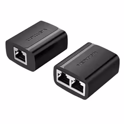 Vention IPTB0 adattatore per inversione del genere dei cavi RJ-45 2 x RJ-45 Nero - Vista aggiuntiva 2