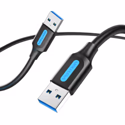 Vention CONBI Cavo USB USB-A USB 3.2 Gen 1 3 m Nero - Vista aggiuntiva 2
