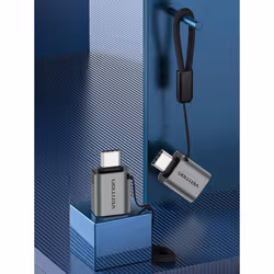Vention CDQH0 adattatore per inversione del genere dei cavi USB C USB A Grigio - Vista aggiuntiva 4