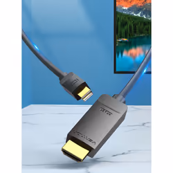 Vention HAHBH cavo e adattatore video 2 m Mini DisplayPort HDMI Nero - Vista aggiuntiva 2