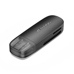 Vention CLEB0 lettore di schede USB Nero