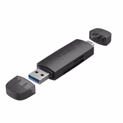 Vention CLKB0 lettore di schede USB 3.2 Gen 1 (3.1 Gen 1) Type-A/Type-C Nero - Vista aggiuntiva 3