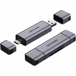 Vention CLLH0 lettore di schede CompactFlash Grigio - Vista aggiuntiva 2