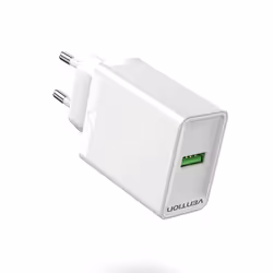 Vention FABW0-EU Caricabatterie per dispositivi mobili Smartphone, Cuffie, Tablet Bianco Ricarica rapida Interno