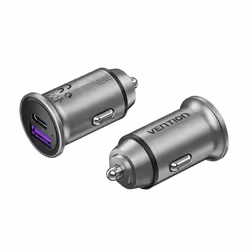 Vention FFBH0 Caricabatterie per dispositivi mobili Universale Grigio Accendisigari Ricarica rapida Auto - Vista aggiuntiva 2