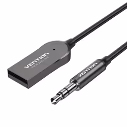 Vention NAGHG, USB, A2DP, HFP, 10 m, SBC/AAC, Poliuretano (PU), Zinco, Rame, Grigio