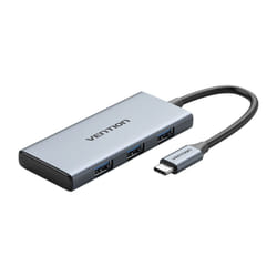 Vention TOOHB replicatore di porte e docking station per laptop Cablato USB 3.2 Gen 1 (3.1 Gen 1) Type-C Grigio
