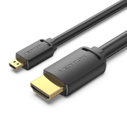 Vention AGIBH cavo HDMI 2 m HDMI tipo D (Micro) HDMI tipo A (Standard) Nero