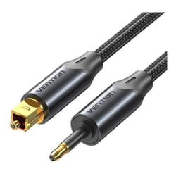 Cavode audio de fibra ottica Vention bkcbh/ 2m/ nero