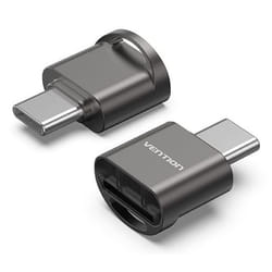 Vention CLMH0 lettore di schede USB 2.0 Type-C Grigio
