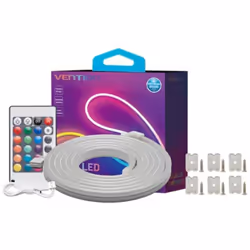 Striscia de luci LED de neon de silicone Venzione con controllo telecomando a infrarossi e alimentatore de alimentatore USB d ...