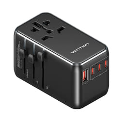 Vention FJGB0 adattatore per presa di corrente Universale Nero