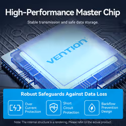 Vention TGXHB hub di interfaccia Grigio - Vista aggiuntiva 6