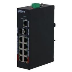 Dahua Technology PFS3211-8GT-120-V2 switch di rete Non gestito Gigabit Ethernet (10/100/1000) Supporto Power over Ethernet (PoE) Montaggio da desktop/parete Nero