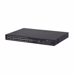 Dahua Technology PoE DH-PFS4226-24ET-360-V3 switch di rete Gestito L2 Gigabit Ethernet (10/100/1000) Supporto Power over Ethernet (PoE) Nero - Vista aggiuntiva 2