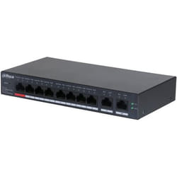 Dahua Technology DH-CS4010-8ET-110 switch di rete Gestito L2 Fast Ethernet (10/100) Supporto Power over Ethernet (PoE) Nero