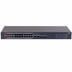 Dahua Technology CS4228-24GT-240 switch di rete Gestito L2 Gigabit Ethernet (10/100/1000) Supporto Power over Ethernet (PoE) Nero - Vista aggiuntiva 2