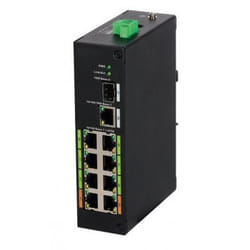 Dahua Technology DH-LR2110-8ET-120 L2 Fast Ethernet (10/100) Supporto Power over Ethernet (PoE) Nero