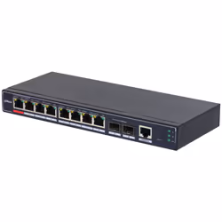 Dahua Technology PoE SG4010P-2F, Gestito, L2, Gigabit Ethernet (10/100/1000), Full duplex, Supporto Power over Ethernet (PoE) ...