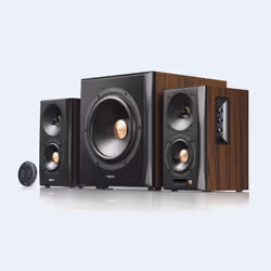 Edifier S360DB set di altoparlanti 150 W PC Nero, Legno 2.1 canali Bluetooth - Vista aggiuntiva 4