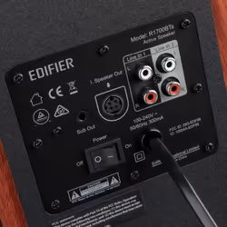 Edifier R1700BTS altoparlante Nero, Legno Con cavo e senza cavo 66 W