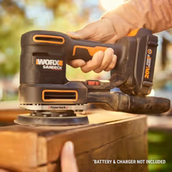 WORX WX820L.9 levigatrice portatile Levigatrice a disco 10000 Giri/min Nero, Giallo - Vista aggiuntiva 5
