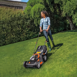 WORX WG743E tagliaerba Batteria Nero, Arancione