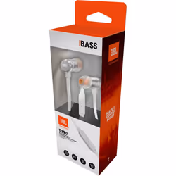 JBL T290 Auricolare Cablato In-ear Musica e Chiamate Argento - Vista aggiuntiva 6
