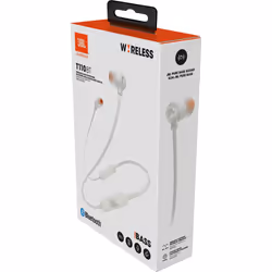 JBL T110BT Auricolare Wireless In-ear Musica e Chiamate Micro-USB Bluetooth Bianco - Vista aggiuntiva 7