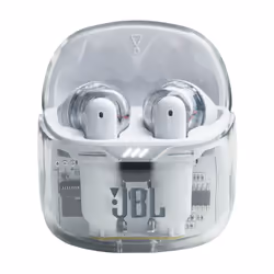 JBL Tune Flex Ghost Edition Auricolare True Wireless Stereo (TWS) In-ear Musica e Chiamate Bluetooth Translucent, Bianco - Vista aggiuntiva 4