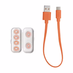JBL Tune Flex Ghost Edition Auricolare True Wireless Stereo (TWS) In-ear Musica e Chiamate Bluetooth Translucent, Bianco - Vista aggiuntiva 7