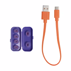 JBL Tune Flex Ghost Edition Auricolare True Wireless Stereo (TWS) In-ear Musica e Chiamate Bluetooth Viola, Translucent - Vista aggiuntiva 7