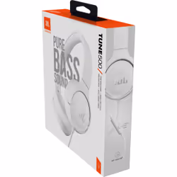 JBL Tune 500 Cuffie Cablato A Padiglione MUSICA Bianco - Vista aggiuntiva 6