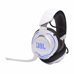 JBL Quantum 910P, Con cavo e senza cavo, Gaming, 420 g, Auricolare, Blu, Bianco