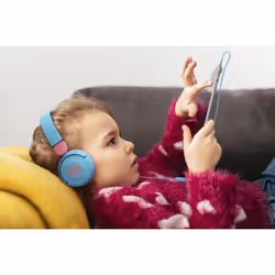 JBL JR310 Auricolare Cablato A Padiglione MUSICA Blu - Vista aggiuntiva 8