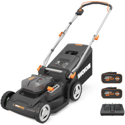 WG737E Nitro tosaerba a batteria 40 v (2 x 20 v) – potente motore brushless – larghezza di taglio 37 cm – 6 livelli di altezza di taglio (20 – 70 mm)