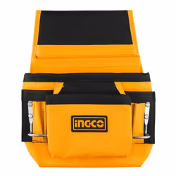 Borsa porta utensili da cintura tra le più complete dei modelli disponibili. 10 tasche 2 ganci resistenti porta martelli o si ...