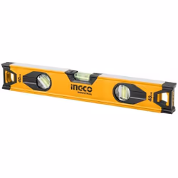 Lunghezza: 40 cm Doppio lato zigrinato 3 bolle di precisione 0,5mm/m Spessore alluminio: 1,5mm Scanalatura a V per misurazion ...