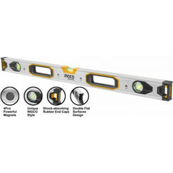 Livella magnetica a 3 bolle in alluminio Ingco da 80 cm