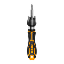 Set cacciavite a cricchetto con 7 inserti